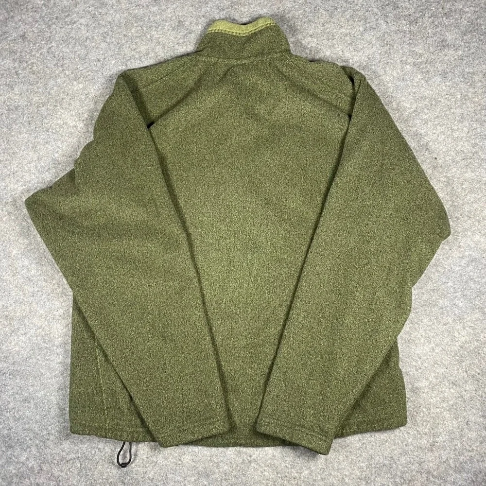 REI Co op Mens Full Zip Fleece Jacket‎ Green Polartec Outdoor Layer Size XL
